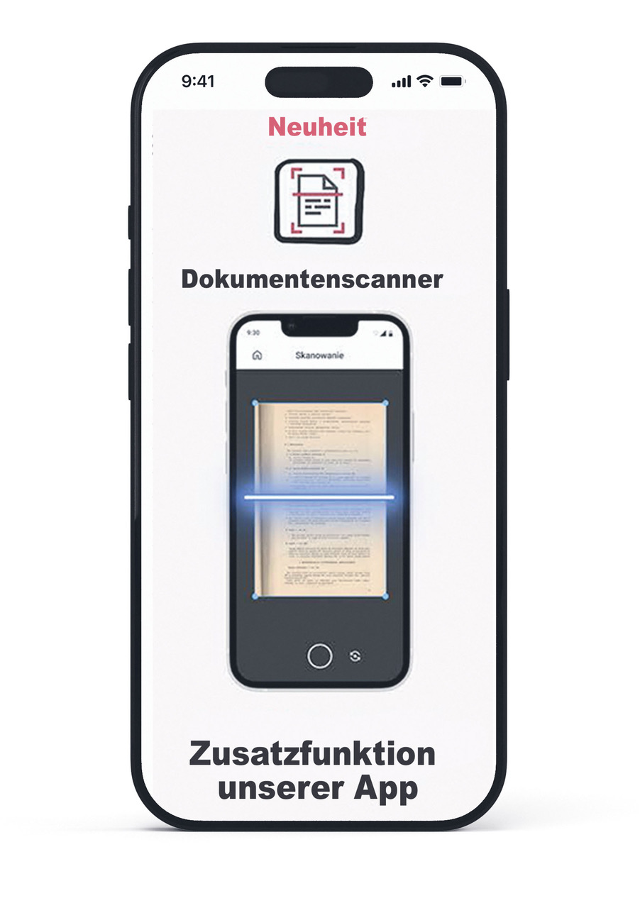 Dokumentenscanner in der eNote App